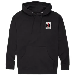 International Harvester Classic Turbo Adult Black Hooded Sweatshirt