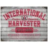 International Harvester Corrugated Tin Sign, 23.5in x 17.5in