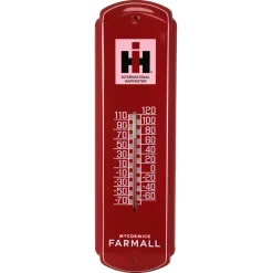 International Harvester Farmall 17" Metal Thermometer