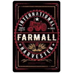 International Harvester Farmall 12in x 18in Tin Sign
