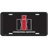 International Harvester 12in x 6in Black License Plate