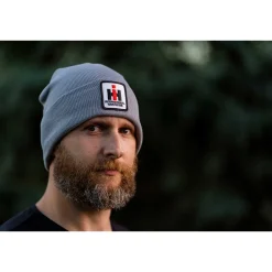 International Harvester Logo Gray Beanie Hat