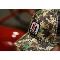 International Harvester Logo Camo Cap with Mesh Back