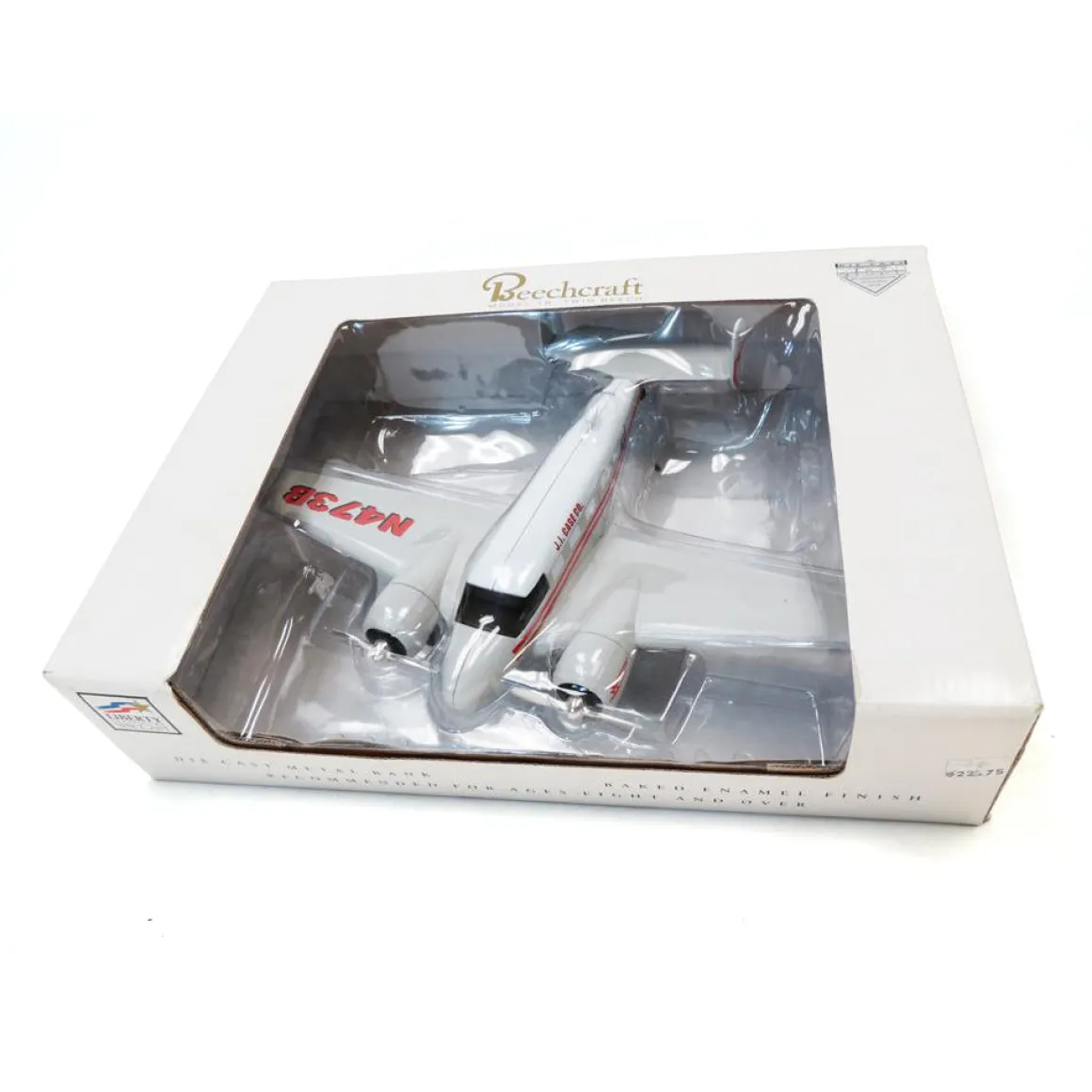 JI Case Co. Beechcraft Model 18 Twin Beech Airplane Bank