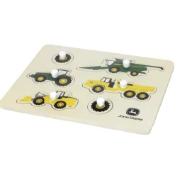 John Deere Equipment 12in x 9in Wooden Puzzle