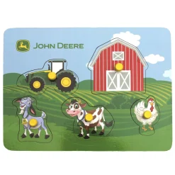 John Deere Farm & Field 12in x 9in Wooden Puzzle