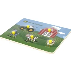 John Deere Farm & Field 12in x 9in Wooden Puzzle