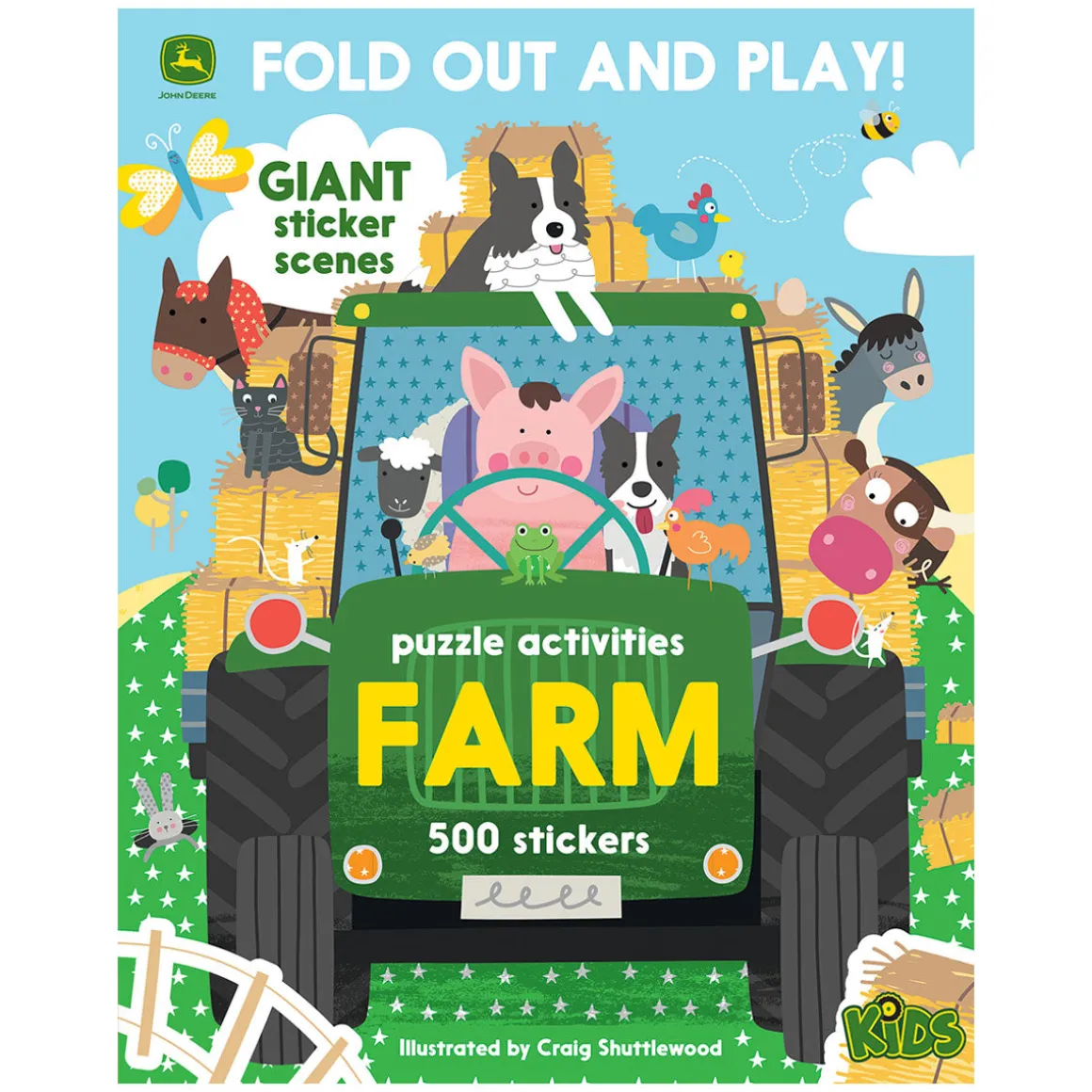 John Deere Farm Puzzle Activity Book