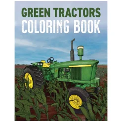 John Deere Green Tractors Coloring Book: 36 Detailed Classic and Modern Tractors