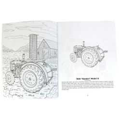 John Deere Green Tractors Coloring Book: 36 Detailed Classic and Modern Tractors