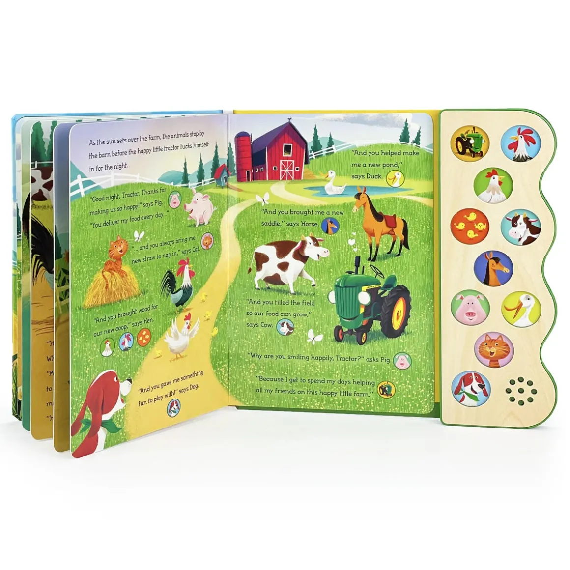 John Deere Happy Little Farm Sounds Book