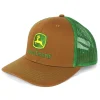 John Deere Khaki & Green Mesh Back Hat