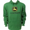 John Deere Logo Green Fleece Hoodie