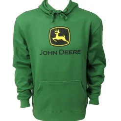 John Deere Logo Green Fleece Hoodie