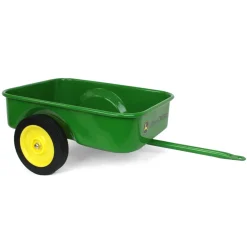 John Deere Logo Steel Pedal Trailer by ERTL