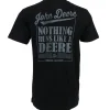 John Deere Nothing Runs Like a Deere Black Short Sleeve T-Shirt