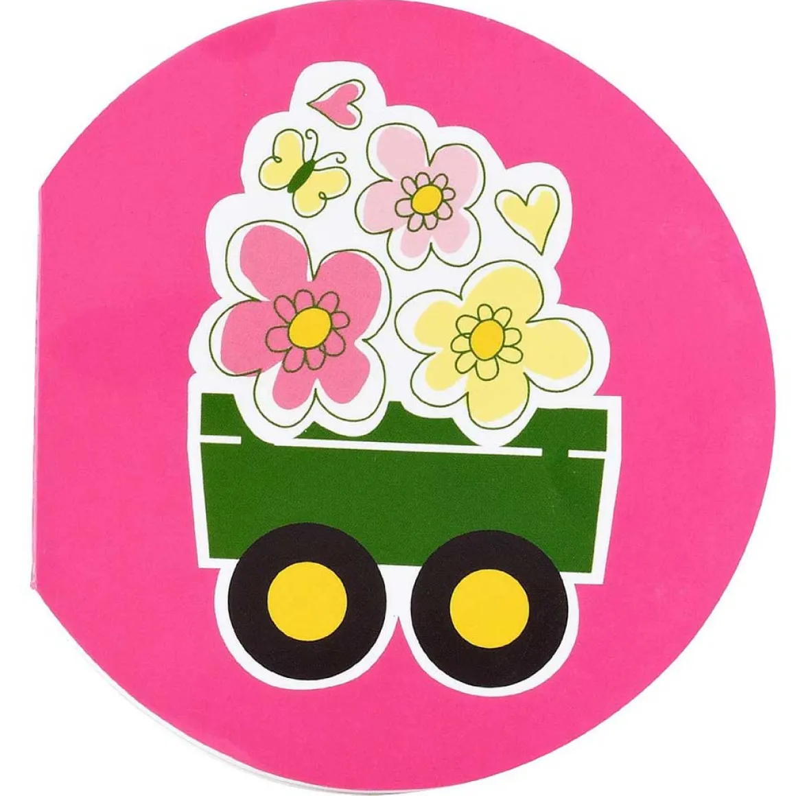 John Deere Pink Notepads (8 count) Party Accessory