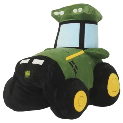John Deere Plush Sherpa Tractor Pillow
