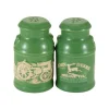 John Deere Raised-Relief Milk Can Salt & Pepper Set
