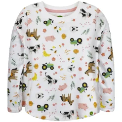 John Deere Toddler Farm Life White T-Shirt