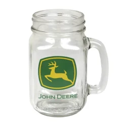 John Deere Trademark Drinking Jar