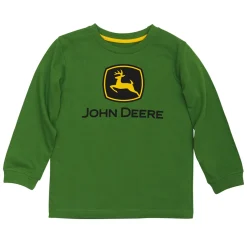 John Deere Trademark Green Long Sleeve Shirt