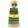 John Deere Wooden Tire Stack Toy
