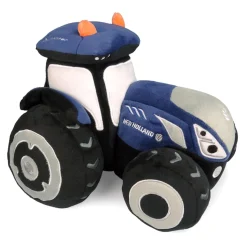 Kids New Holland T7 Blue Power Soft Plush Toy Tractor
