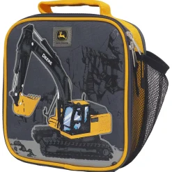 Kids Ombre Blue John Deere Excavator Lunchbox