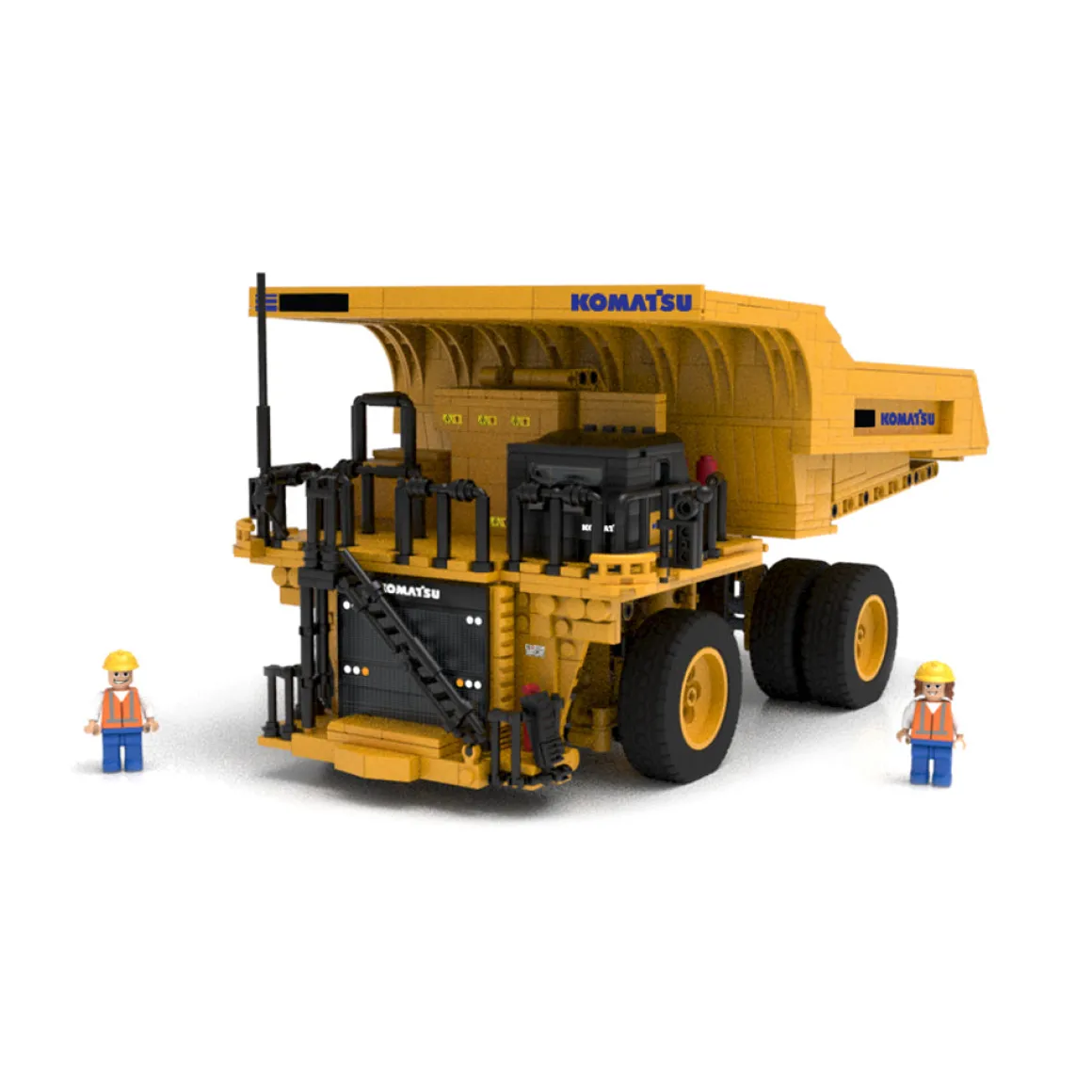 Komatsu Mining Dump 1256+ Piece Building Block Set by First Gear, Inc.