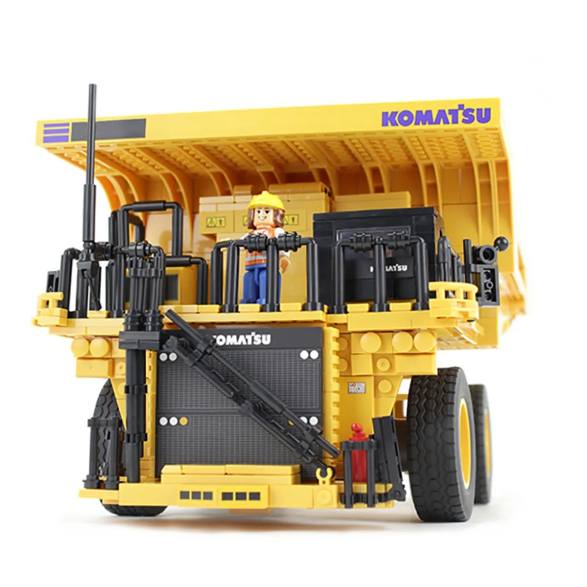 Komatsu Mining Dump 1256+ Piece Building Block Set by First Gear, Inc.