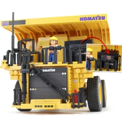 Komatsu Mining Dump 1256+ Piece Building Block Set by First Gear, Inc.