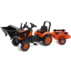 Kubota M7171 Pedal Tractor with Loader and Trailer by Falk