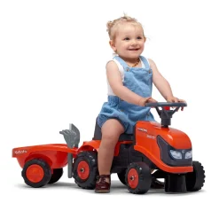 Kubota Ride-On Tractor with Trailer & Garden Tools