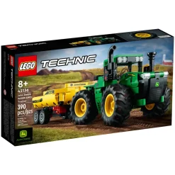 LEGO Technic John Deere 9620R 4WD Tractor with Trailer 390 Piece Building Toy Set