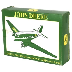 Limited Edition John Deere DC-3 Airplane Bank 1994 by SpecCast