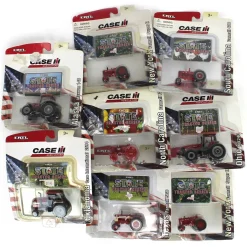 Lot of (8) 1/64 Case State Tractors