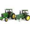 Lot of (2) 1/16 John Deere Tractors