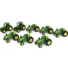 Lot of (8) 1/64 John Deere Tractors