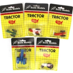 Lot of (5) 1/64 Scale Model Tractors