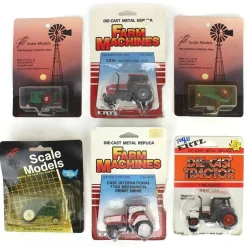 Lot of (6) 1/64 Tractors of Various Brands