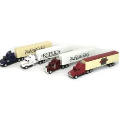 Lot of (4) 1/64 Tractors with Associated Trailers