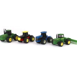 Lot of (2) 1/64 Versatile Articulating Tractors and (2) John Deere Articulating Tractors