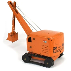 Lot of (1) 1950s Orange Strutco Steam Shovel