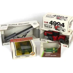 Lot of (2) Tractors and (3) Implements