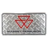 Massey Ferguson Aluminum Diamond Embossed License Plate