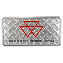 Massey Ferguson Aluminum Diamond Embossed License Plate