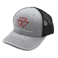 Massey Ferguson Gray Richardson Trucker Cap with Black Mesh Back