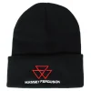 Massey Ferguson Logo Black Knit Beanie