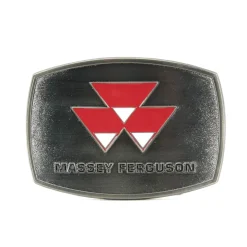 Massey Ferguson Logo Brushed Pewter Buckle